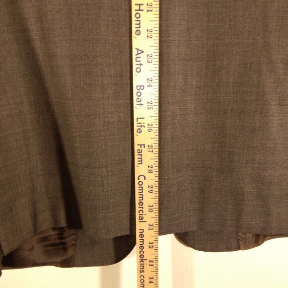 Brooks Brothers suit mens 346 regent fit 45L wool 38x31 gray 2 peice pants blzer - Picture 8 of 16